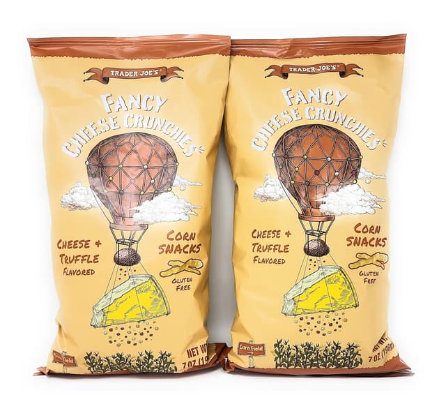 Is it Wheat Free? Trader Joe's Fancy Cheese Crunchies Cheese + Truffle Corn Snacks