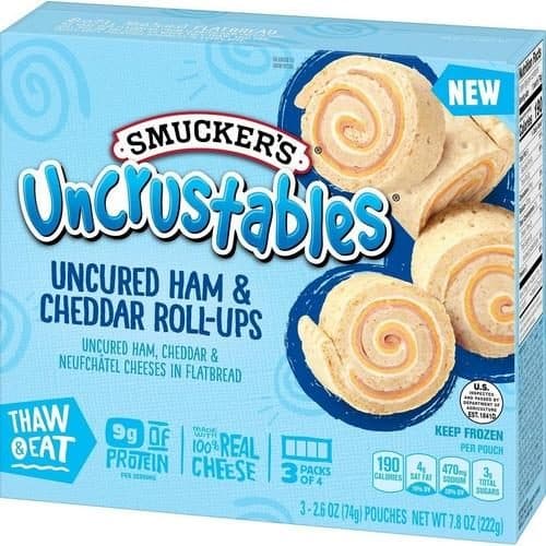 Is it Lactose Free? Smucker Smuckers Uncrustables Ham And Cheddar Roll Ups