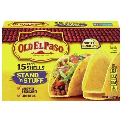 Is it Vegetarian? Old El Paso Stand 'n Stuff Taco Shells