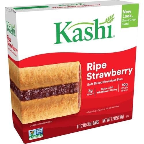 Is it Gelatin free? Kashi Soft Baked Breakfast Bars, Vegetarian Bars, Ripe Strawberry