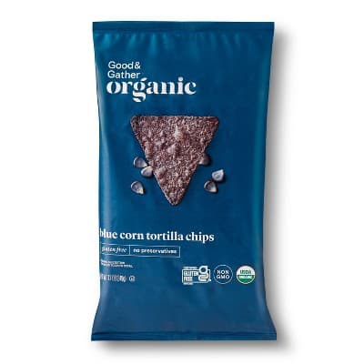 Is it Gelatin free? Organic Blue Corn Tortilla Chips - Good & Gather™