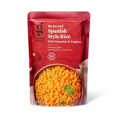 Is it Gelatin free? 90 Second Spanish Style Rice With Tomatoes And Peppers Microwavable Pouch - Good & Gather™