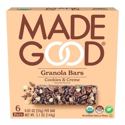 Is it Gelatin free? Madegood Organic Cookies & Creme Granola Bars