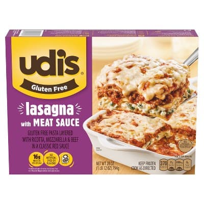 Is it Wheat Free? Udi's Gluten Free Lasagna With Meat Sauce