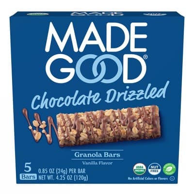 Is it Low Histamine? Madegood Vanilla Chocolate Drizzled Granola Bars