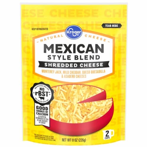 Is it Gelatin free? Kroger Shredded Mexican Style Cheese Blend