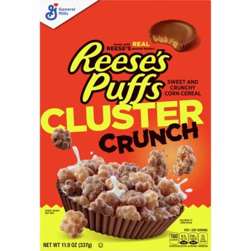 Is it Egg Free? General Mills Reese’s Puffs Cluster Crunch Corn Cereal