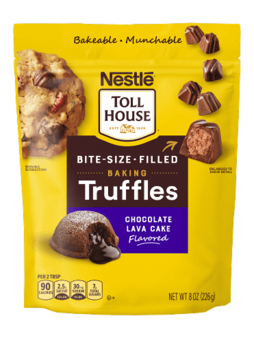 Is it Milk Free? Nestlé Toll House Bite-size Filled Baking Truffles Chocolate Lava Cake Flavored