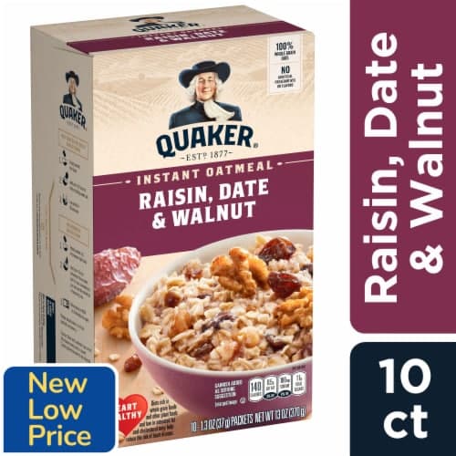 Is it Egg Free? Quaker Oatmeal Instant With Real Raisin Date & Walnut