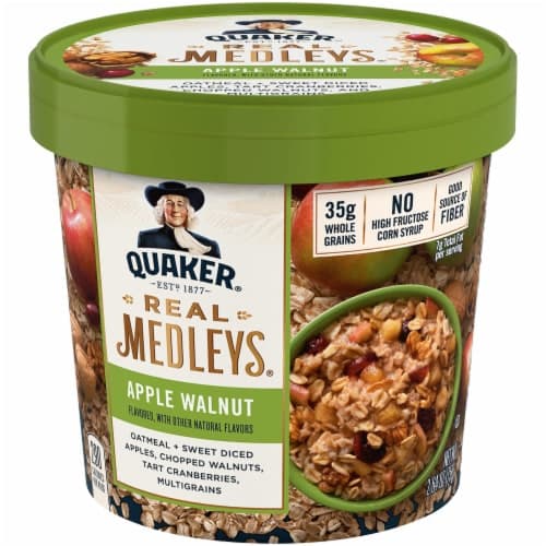 Is it Egg Free? Quaker, Real Medleys Oatmeal, Apple & Walnut