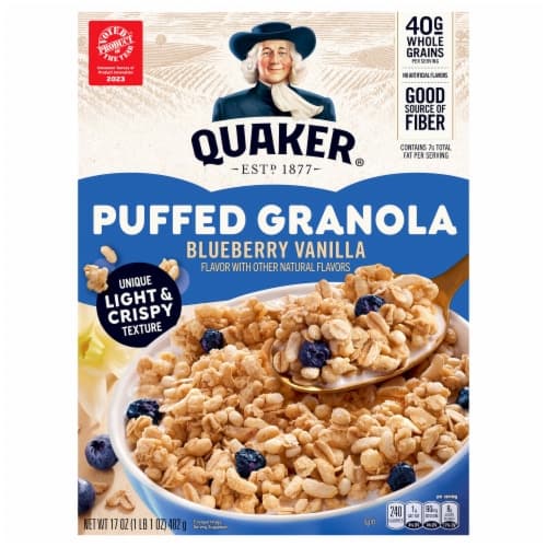 Is it Egg Free? Quaker Puffed Granola Blueberry Vanilla