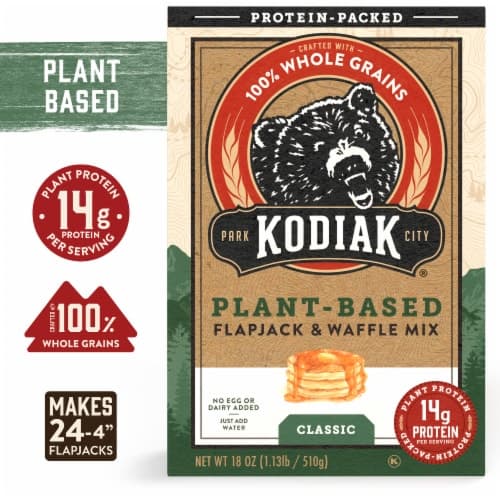 Is it Gelatin free? Kodiak Cakes Classic Plant-based Flapjack & Waffle Mix