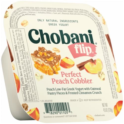 Is it Gluten Free? Chobani Flip Perfect Peach Cobbler