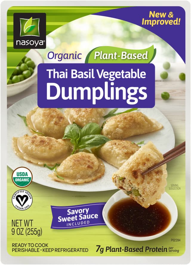 Is it Wheat Free? Nasoya Organic Dumplings Thai Basil Vegetable